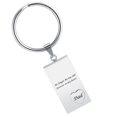 Key Chain for Souvenir Memorial Cremation Jewelry Free Custom Engrave Stainless Steel