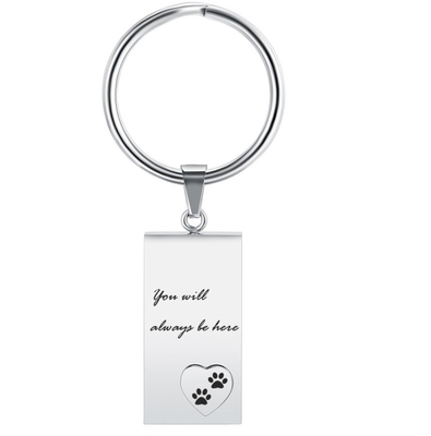 Key Chain for Souvenir Memorial Cremation Jewelry Free Custom Engrave Stainless Steel
