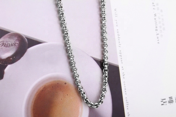Stainless Steel Pearl Chain Necklace 2.0mm Wide 16"/18"/20"/22"/24"/26"30" Picture