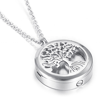 Tree of Life Memorial Jewelry for Pet/Human Picture Locket Pendant Necklace