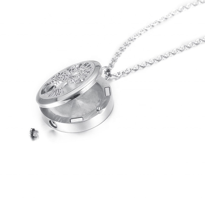 Tree of Life Memorial Jewelry for Pet/Human Picture Locket Pendant Necklace