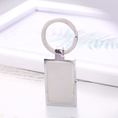 18K Gold Plated Stainless Steel Square and Round Cremation Keepsake Keyring for Jewelry