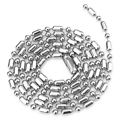 Stainless Steel Bead Chain For Necklace Silver/Gold 2.2mm and 2.4mm Wide Chain Picture