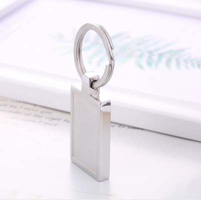 18K Gold Plated Stainless Steel Square and Round Cremation Keepsake Keyring for Jewelry