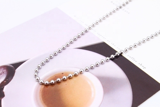 Stainless Steel Ball Chain Necklace Silver/Gold 2.0mm Wide 16"/18"/20"/22"/24"/26"30