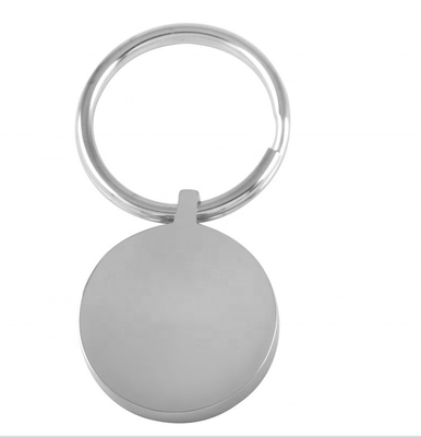 DIY Engraving Stainless Steel Key Chain Blank Rectangle/Square/Round/Oval/Heart Shape