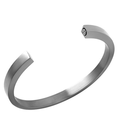 Rose Gold Plated Stainless Steel Cremation Bracelet for Memorial Tribute Keepsake