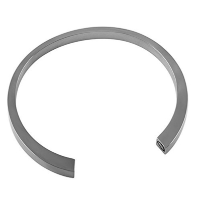 Rose Gold Plated Stainless Steel Cremation Bracelet for Memorial Tribute Keepsake