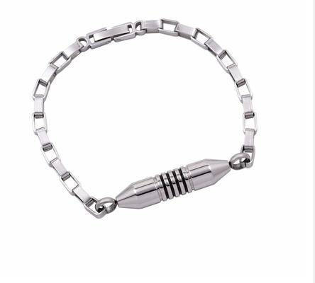 18K Gold Plated Stainless Steel Cremation Bracelet for Men and Women's Memorial Jewelry