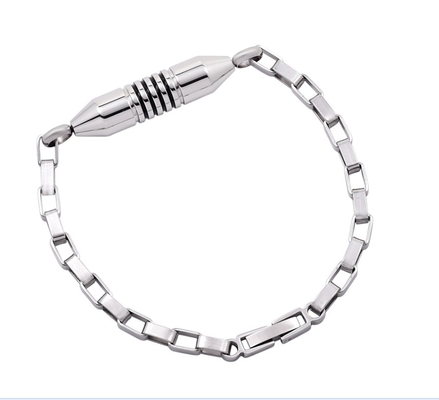18K Gold Plated Stainless Steel Cremation Bracelet for Men and Women's Memorial Jewelry