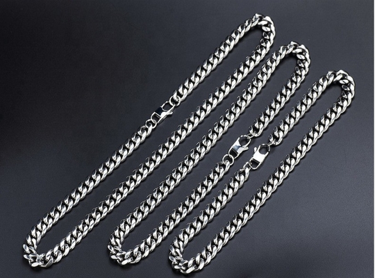 Jewelry Type Pendants or Charms 12mm Rap Personality Hip Hop Cuba Chain Stainless Steel 316L Chains