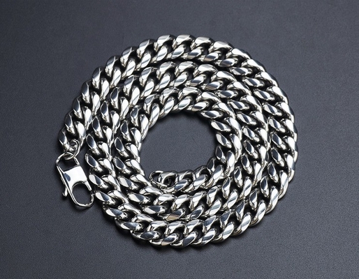 Jewelry Type Pendants or Charms 12mm Rap Personality Hip Hop Cuba Chain Stainless Steel 316L Chains