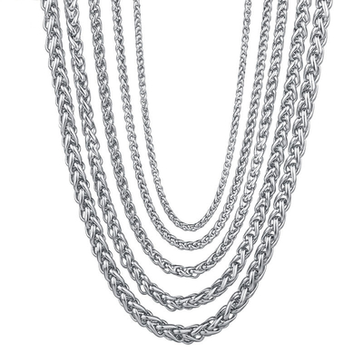 Ant Angel Punk Stainless Steel Necklace for Men Women Curb Link Chain Chokers OEM/ODM