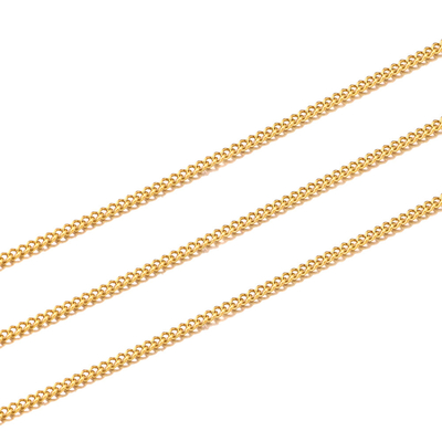 Customizable Stainless Steel Curb Chains for DIY Bracelet Necklace Decoration