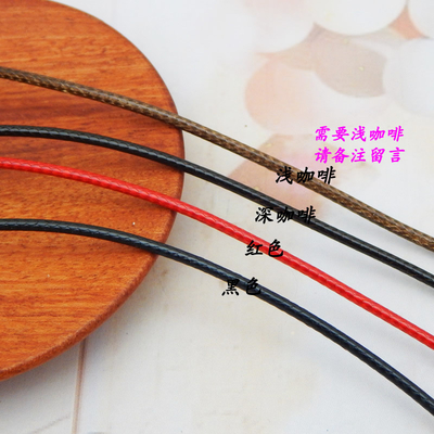 OEM Necklace Rope Crystal Pendant Rope Wax Rope Gold Jewelry Lanyard for Men and Women