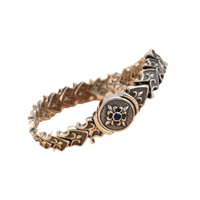 Retro Seafarer Anchor Bracelet for Men Thick Sterling Silver Personality Included