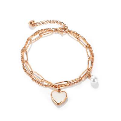 OEM/ODM Stainless Steel Bracelet with Japanese and Korean Popular Ins Niche Design