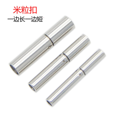 CNC Inlay Technology Black Rhodium Plating Stainless Steel Buckle for Bracelet Necklace