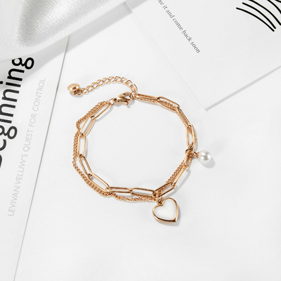 OEM/ODM Stainless Steel Bracelet with Japanese and Korean Popular Ins Niche Design