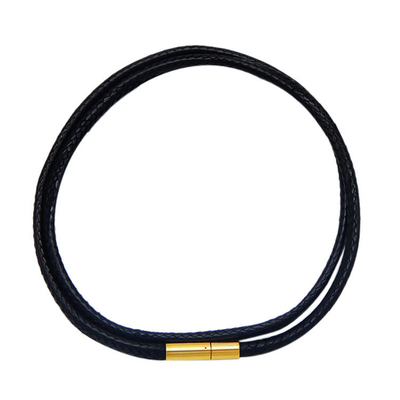 CNC Inlay Technology Black Rhodium Plating Stainless Steel Buckle for Bracelet Necklace