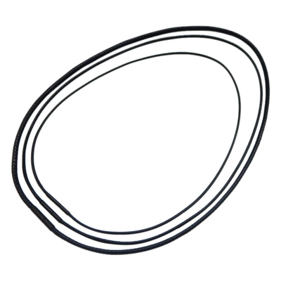 CNC Inlay Technology Black Rhodium Plating Stainless Steel Buckle for Bracelet Necklace