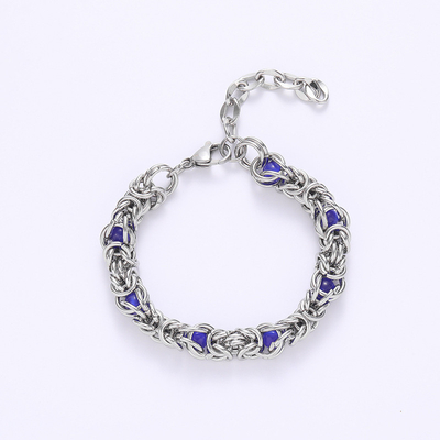 8 Year's Experience Advantage Opal Titanium Steel Heavy Manual Chain Men's Bracelet
