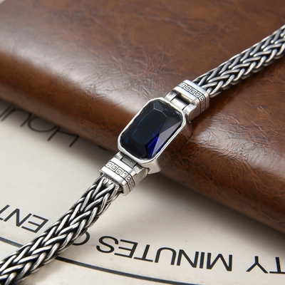 Diamond-encrusted Bracelet Couple Men's Hand-woven grade Niche Design Bracelet for Women