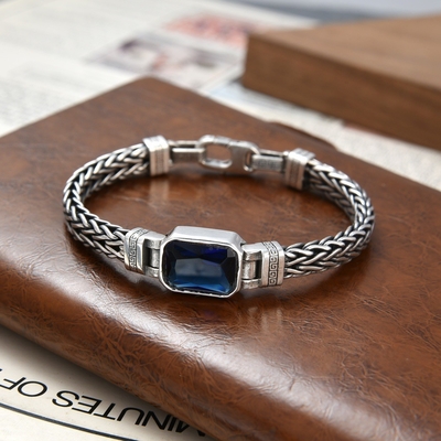 Diamond-encrusted Bracelet Couple Men's Hand-woven grade Niche Design Bracelet for Women
