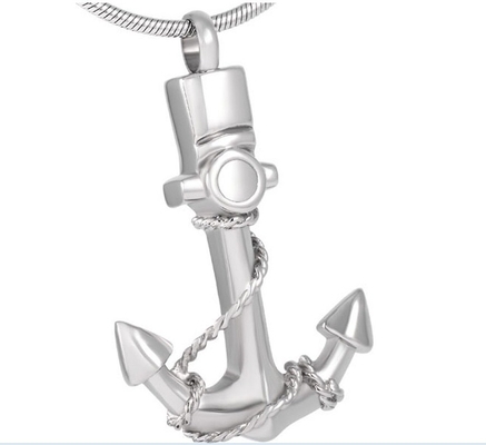Mens Sailing Keepsake Stainless Steel Hook Memorial Urn Pendant Decoration Charm Pendants