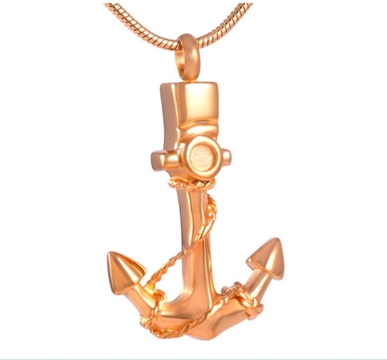 Mens Sailing Keepsake Stainless Steel Hook Memorial Urn Pendant Decoration Charm Pendants