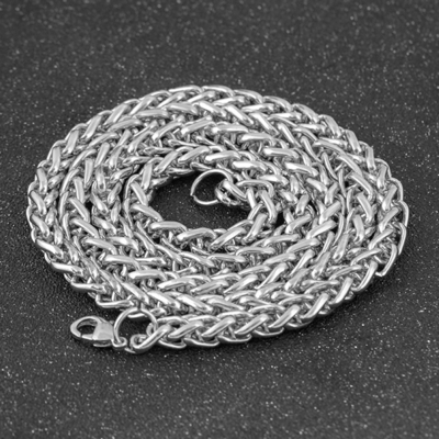 OEM/ODM Stainless Steel Keel Chain Flower Basket Chain Pendant Necklace for Men and Women
