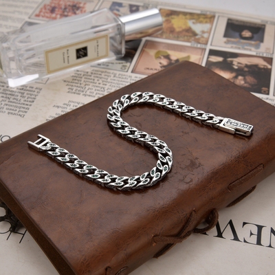 Colorful Sterling Silver Seiko Full Diamond Cuban Bracelet Male Hip Hop Punk Charles Wang