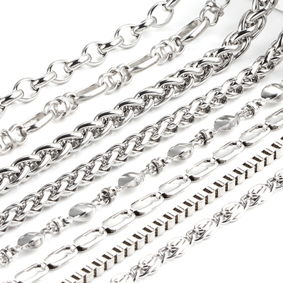 Unisex Stainless Steel Jewelry Chain for DIY Necklace and Bracelet Unique Designs