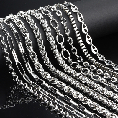 Unisex Stainless Steel Jewelry Chain for DIY Necklace and Bracelet Unique Designs