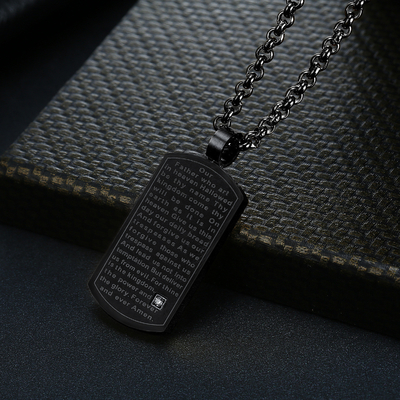European and American Fashion Essential Hip-Hop Punk Jewelry Retro Letter Pendant Necklace