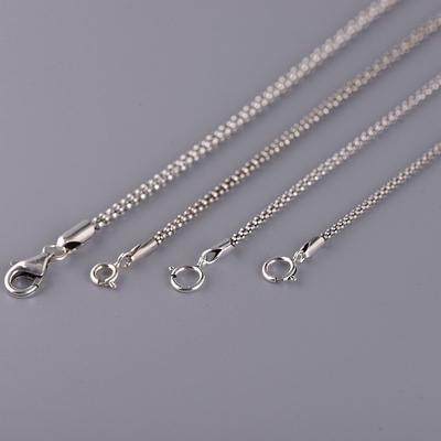 Women's Simple Fashion S925 Sterling Silver Chain with Unique Designs and Retro Craft
