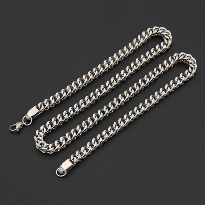 Europe US Stainless Steel Chain Hip Hop Fashion DIY Handmade Jewelry with Chain Shape