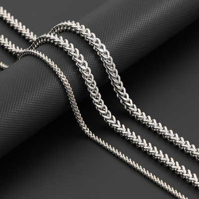 Europe US Stainless Steel Chain Hip Hop Fashion DIY Handmade Jewelry with Chain Shape