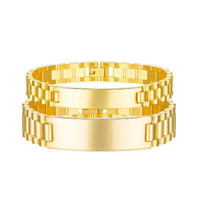 European and American Simple CNC Inlay Titanium Steel Men's Bracelet Jewelry Type Bracelets