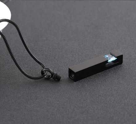 Stainless Steel Keepsake Memorial Urn Necklace for Women Men Inlay Technology CNC
