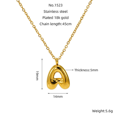 CHRISTIAN Europe and US Cross-Border 26" Stainless Steel Pendant Necklace for Women