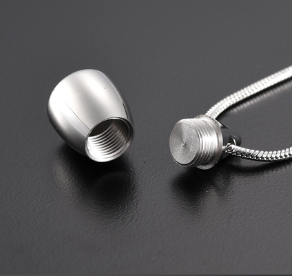 Other Occasions Stainless Steel Tear Drop Cremation Pendant Necklace for Human Ashes
