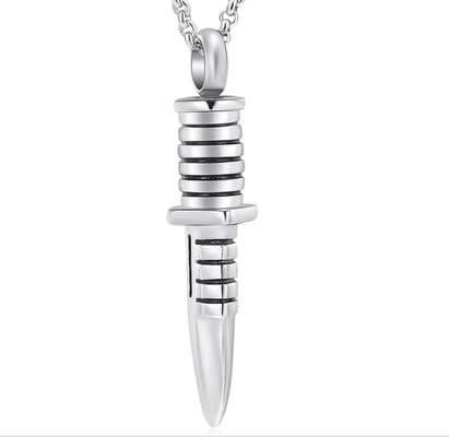Memorial Ashes Locket Stainless Steel Pendant Jewelry 2 Colors for Men's Keepsake Gift