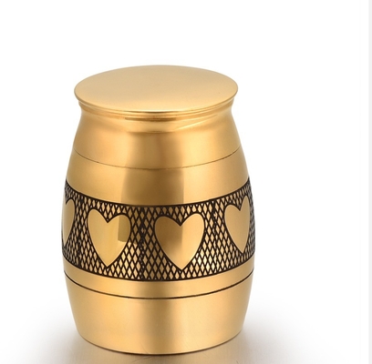 Stainless Steel Love Heart 40mm Height Memorial Pet Cremation Ashes Urn Stash Funeral