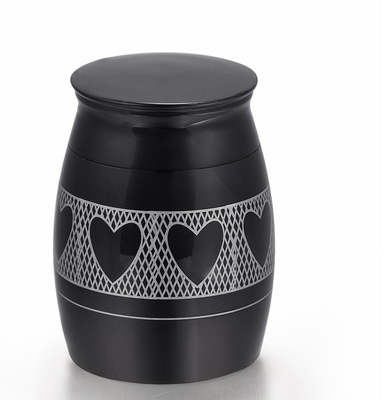 Stainless Steel Love Heart 40mm Height Memorial Pet Cremation Ashes Urn Stash Funeral