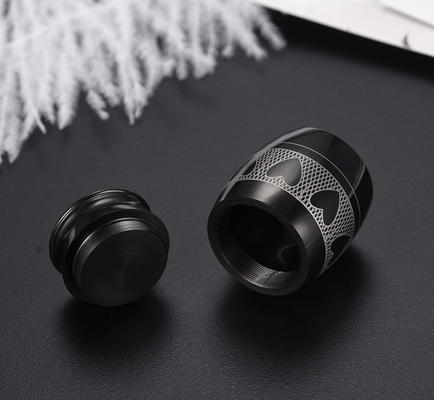 Stainless Steel Love Heart 40mm Height Memorial Pet Cremation Ashes Urn Stash Funeral