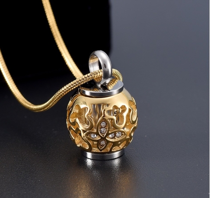 Forever in Our Thoughts Ashes Holder Necklace with Beautiful Hollow Butterfly Pendant