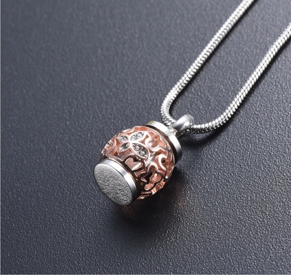 Forever in Our Thoughts Ashes Holder Necklace with Beautiful Hollow Butterfly Pendant