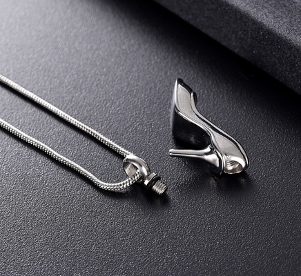 Lay's Heel Stainless Steel Fashionable Jewelry Memorial Urn Necklace with Free Funnel