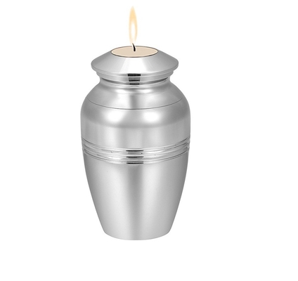 75*45mm Candle Holder Cremation Urn for Human Pet Ashes Stainless Steel Unique Designs
